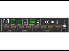 Chuyển đổi ma trận cho bức tường video với 2 trong 4 ra, 4 trong 8 ra, 4 trong 9 ra, 4 trong 12 ra, 4 trong 16 ra