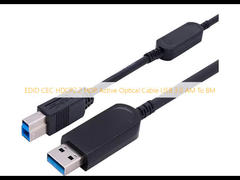 EDID CEC HDCP2.2 HDR Active Optical Cable USB 3.0 AM To BM